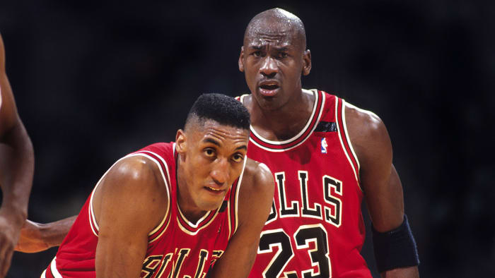 Scottie Pippen reminisces about Michael Jordan's first return to NBA IMAGE
